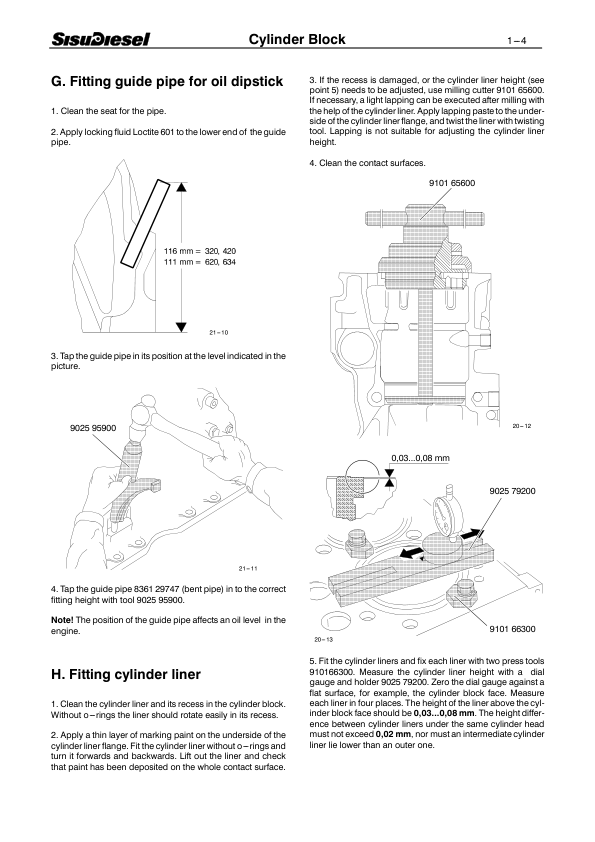 SisuDiesel 320 420 620 634 Engine Workshop Manual 9806/4550 - Image 11