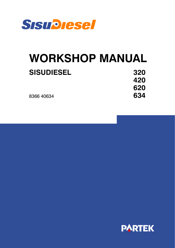 SisuDiesel 320 420 620 634 Engine Workshop Manual 9806/4550 - Image 2