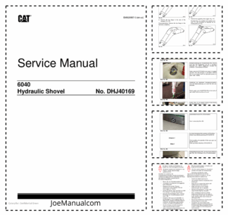 Caterpillar 6040 Hydraulic Shovel Service Manual