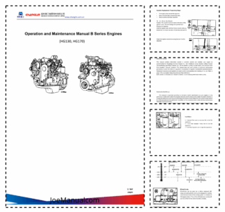 Cummins B Series HG130 HG170 Engine Operation and Maintenance Manual