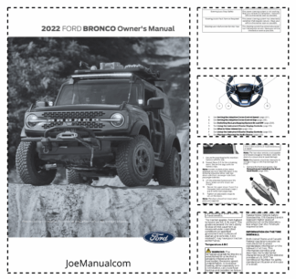 Ford Bronco 2022 Owners Manual
