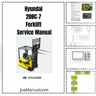Hyundai 20BC-7 Forklift Service Manual