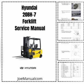 Hyundai 20BH-7 Forklift Service Manual