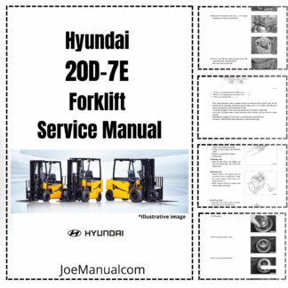 Hyundai 20D-7E Forklift Service Manual
