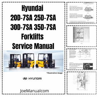 Hyundai 20D-7SA 25D-7SA 30D-7SA 35D-7SA Forklift Service Manual