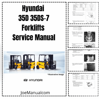 Hyundai 35D 35DS 7 Forklift Service Manual