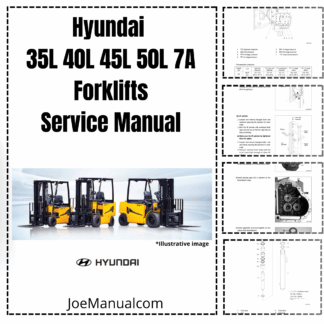 Hyundai 35L 40L 45L 50L 7A Forklift Service Manual