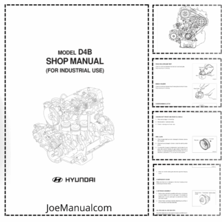 Hyundai D4BB Industrial Engine Service Manual