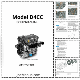 Hyundai D4CC Engine Workshop Manual
