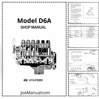 Hyundai D6A Engine Workshop Manual