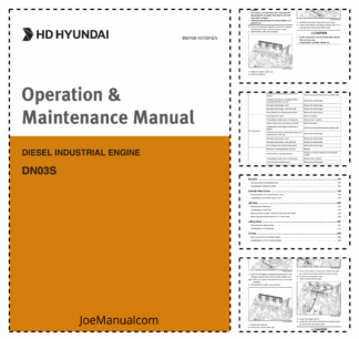 Hyundai DN03S Diesel Engine Operation and Maintenance Manual