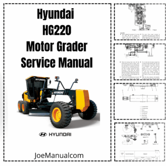 Hyundai HG220 Motor Grader Service Manual