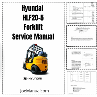 Hyundai HLF20-5 Forklift Service Manual