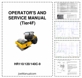 Hyundai HR110C-9 HR120C-9 HR140C-9 Tier4F Compaction Roller Operator Service Manual