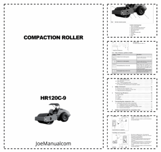 Hyundai HR120C-9 Compaction Roller Operation Maintenance Manual