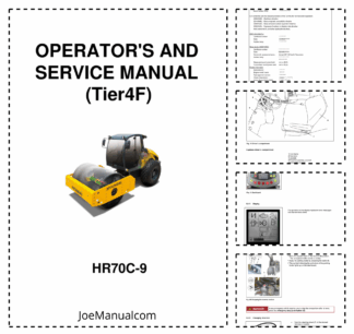 Hyundai HR70C-9 Tier4F Compaction Roller Operation Service Manual