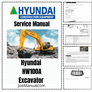 Hyundai HW100A Wheel Excavator Service Manual