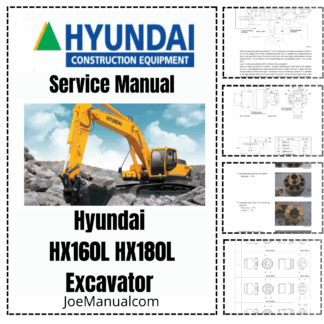 Hyundai HX160L HX180L Excavator Service Manual