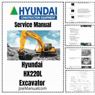 Hyundai HX220L Excavator Service Manual