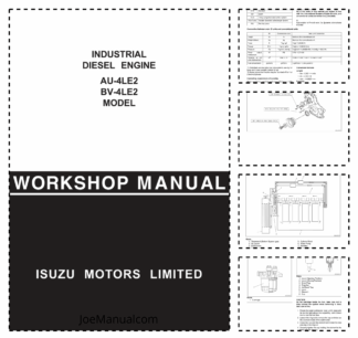 Isuzu AU4LE2 BV4LE2 Engine Workshop Manual 9806/4010