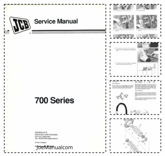 JCB 700 Series Dump Truck Service Manual 9803/5000