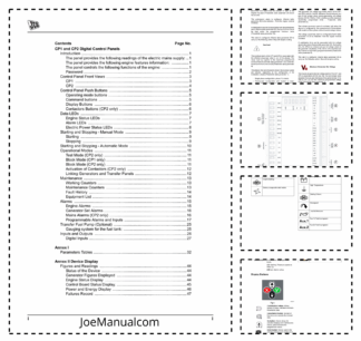 JCB CP1 CP2 Digital Control Panels Service Manual 9803/9985