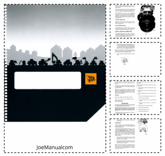 JCB Dieselmax Engine Tier2 Tier3 Engines Operators Manual 9801/9310