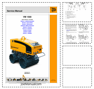 JCB VM1500 Vibratory Roller Service Manual 9803/9940