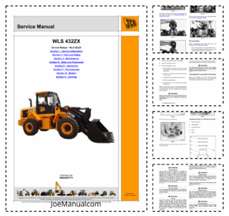 JCB WLS 432ZX Wheel Loader Service Manual 550-43477