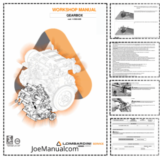 Lombardini Gearbox Workshop Manual 9806/4005A