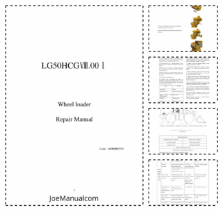Lonking LG50HCG VIII Wheel Loader Repair Manual
