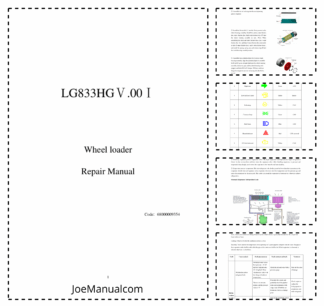 Lonking LG833HG V Wheel Loader Repair Manual