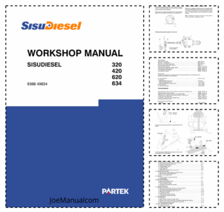 SisuDiesel 320 420 620 634 Engine Workshop Manual 9806/4550