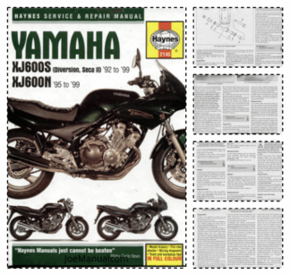 Yamaha XJ600S N Diversion Seca II Haynes Service Repair Manual