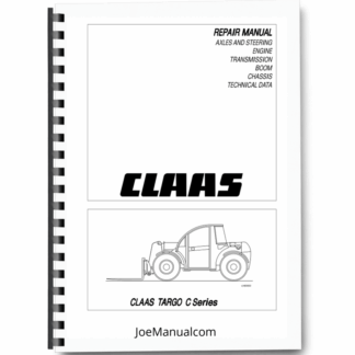 Claas Targo C Technical Systems Axles Steering Engine Transmission Boom Chassis Service Manual Printed Book