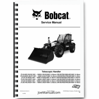 Bobcat TL34.65C 34.65XC 35.70 35.70X 38.70 38.70X Telescopic Handler Service Manual Printed Book