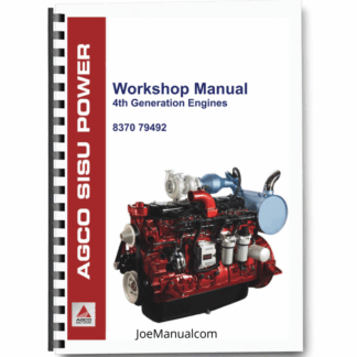 AGCO Sisu Power 4th Generation Engines Workshop Manual 9806/4100 Printed Book
