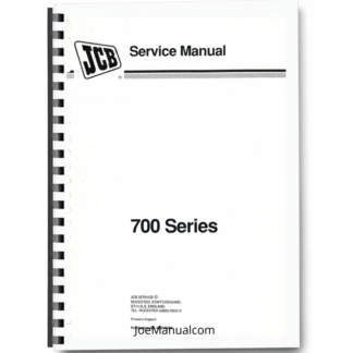 JCB 700 Series Dump Truck Service Manual 9803/5000 Printed Book