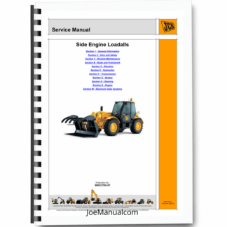 JCB Loadalls 5A 5T from 531 to 536 Models 9803/3760-06 Printed Book