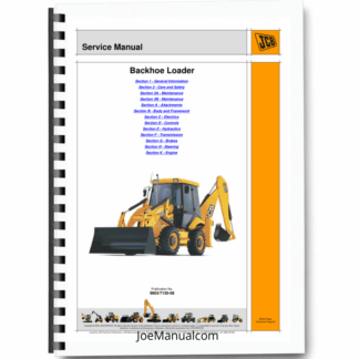 JCB 2CX 2CXU 210S 210SU Backhoe Service Manual 9803/7130-06 Printed Book