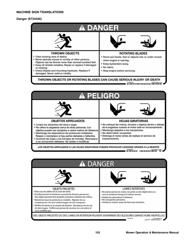 Bobcat 72 90 Inch Mower Operation and Maintenance Manual - Image 4