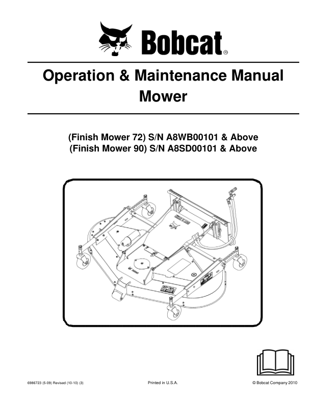 Bobcat 72 90 Inch Mower Operation and Maintenance Manual - Image 2