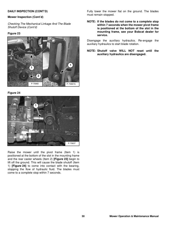 Bobcat 72 90 Inch Mower Operation and Maintenance Manual - Image 7