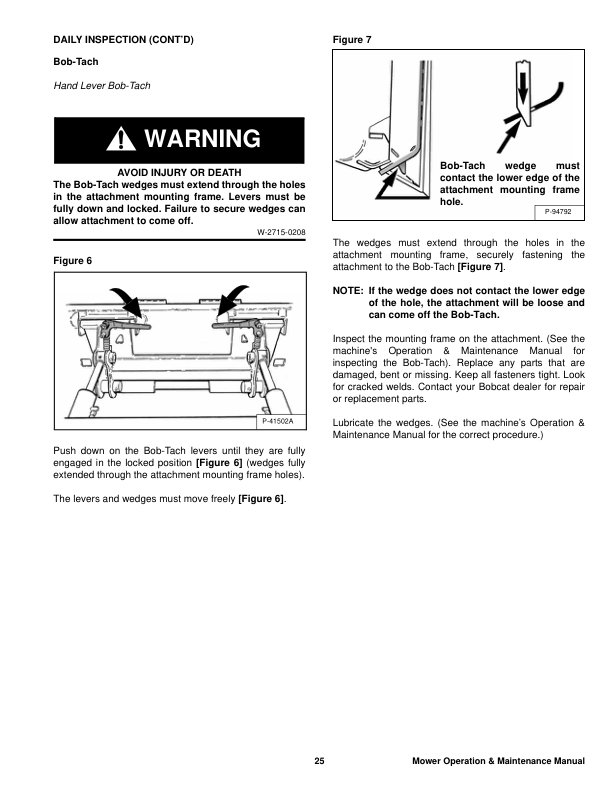 Bobcat 72 90 Mower Operation and Maintenance Manual - Image 5