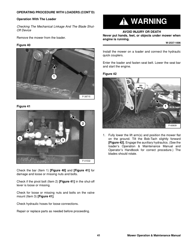 Bobcat 72 90 Mower Operation and Maintenance Manual - Image 6