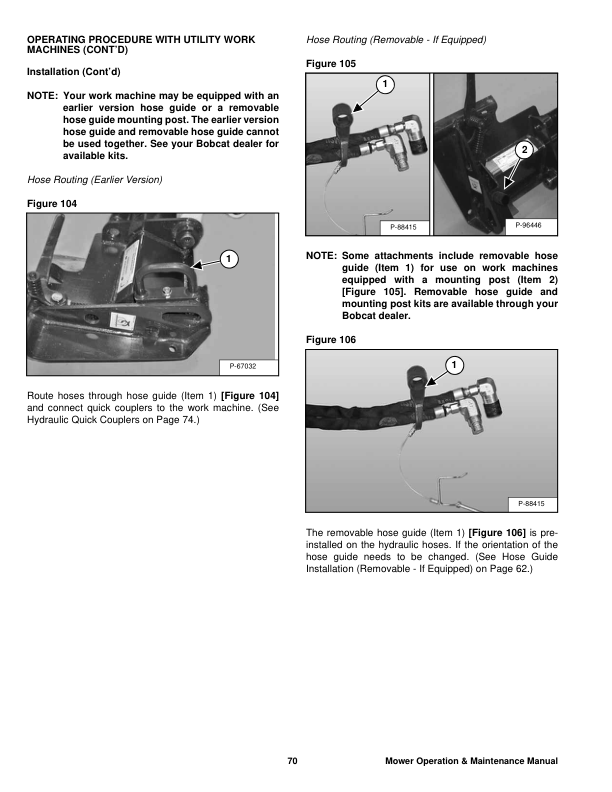Bobcat 72 90 Mower Operation and Maintenance Manual - Image 8