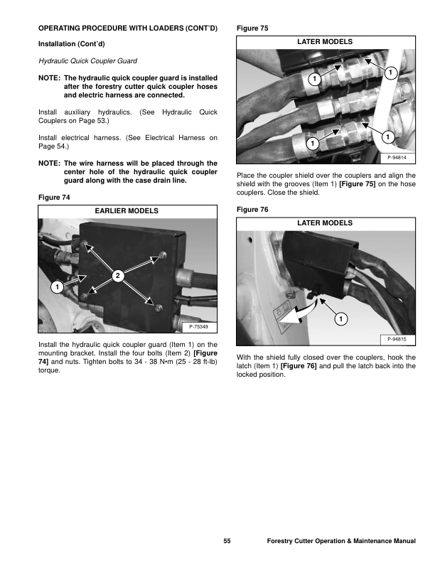 Bobcat Forestry Cutter Attachment Operation and Maintenance Manual - Image 8