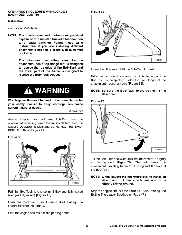 Bobcat Landplane Operation and Maintenance Manual Rev 05 11 - Image 6