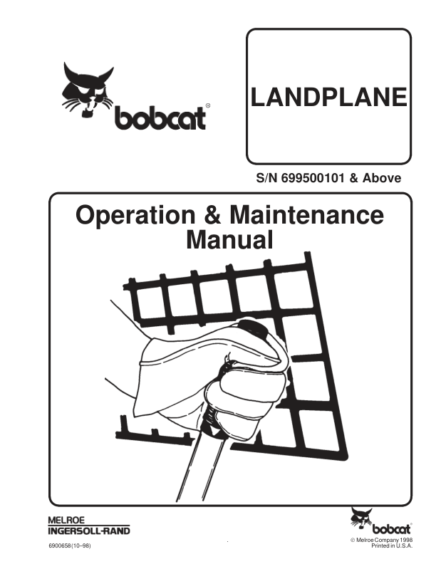 Bobcat Landplane Operation and Maintenance Manual - Image 2
