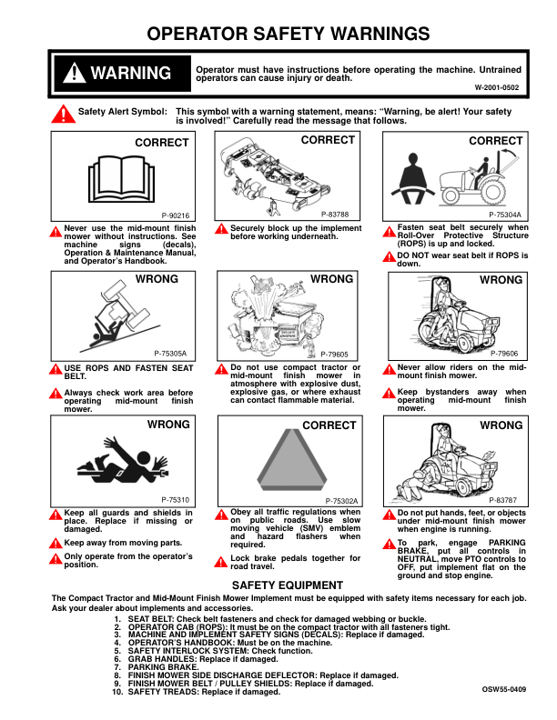 Bobcat Mid Mount Finish Mower Operation and Maintenance Manual Rev 10 10 - Image 3